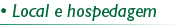 Local e Hospdagem