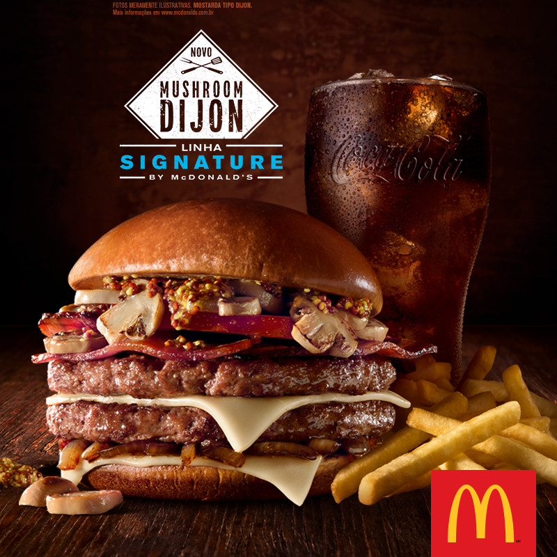 McDonald’s amplia a linha Signature com o sanduíche Mushroom Dijon ...